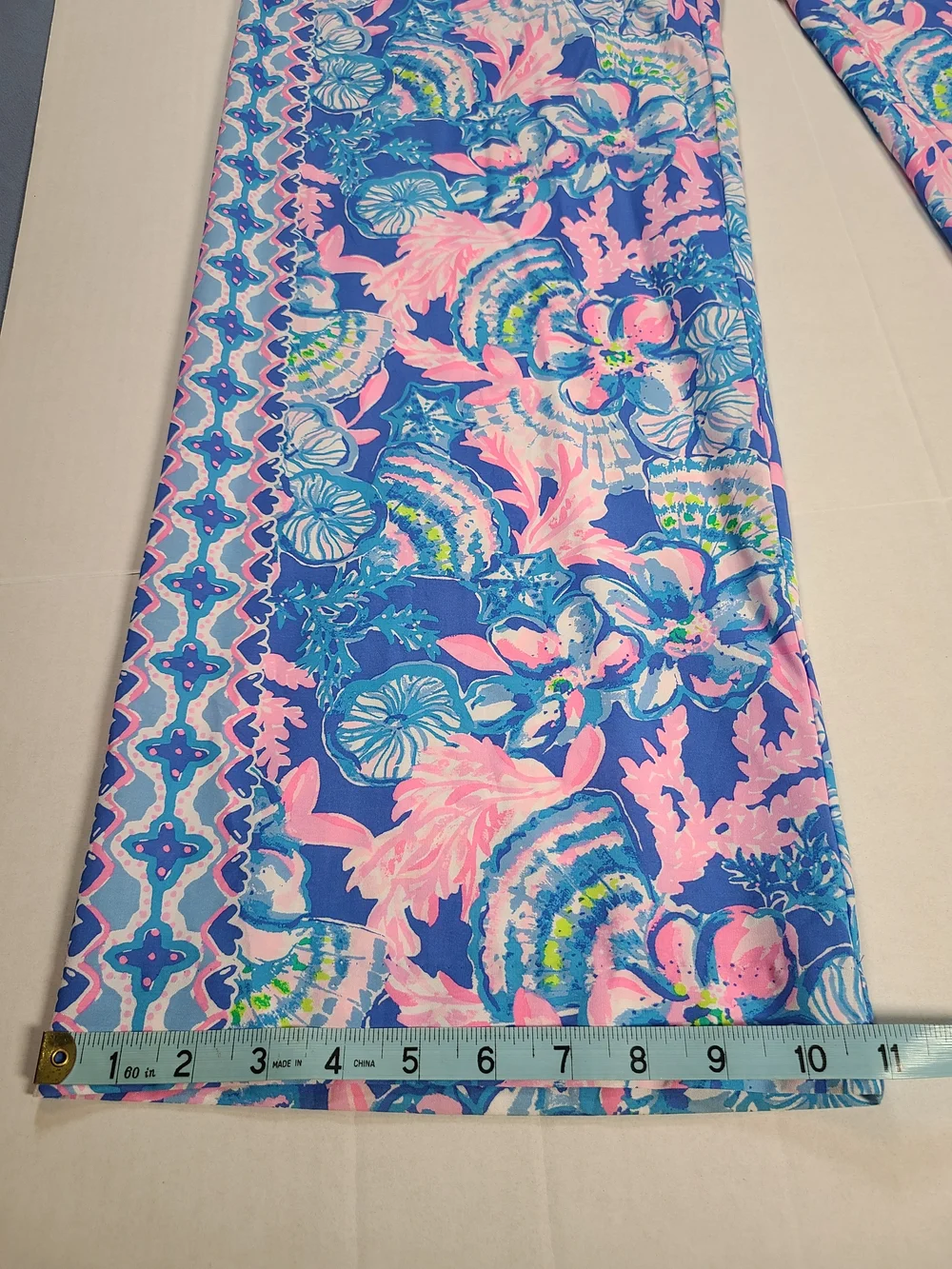 Lilly Pultizer Bal Harbour  Women’s Palazzo Pants Blue Tang Seaside EUC XL - Picture 10 of 10